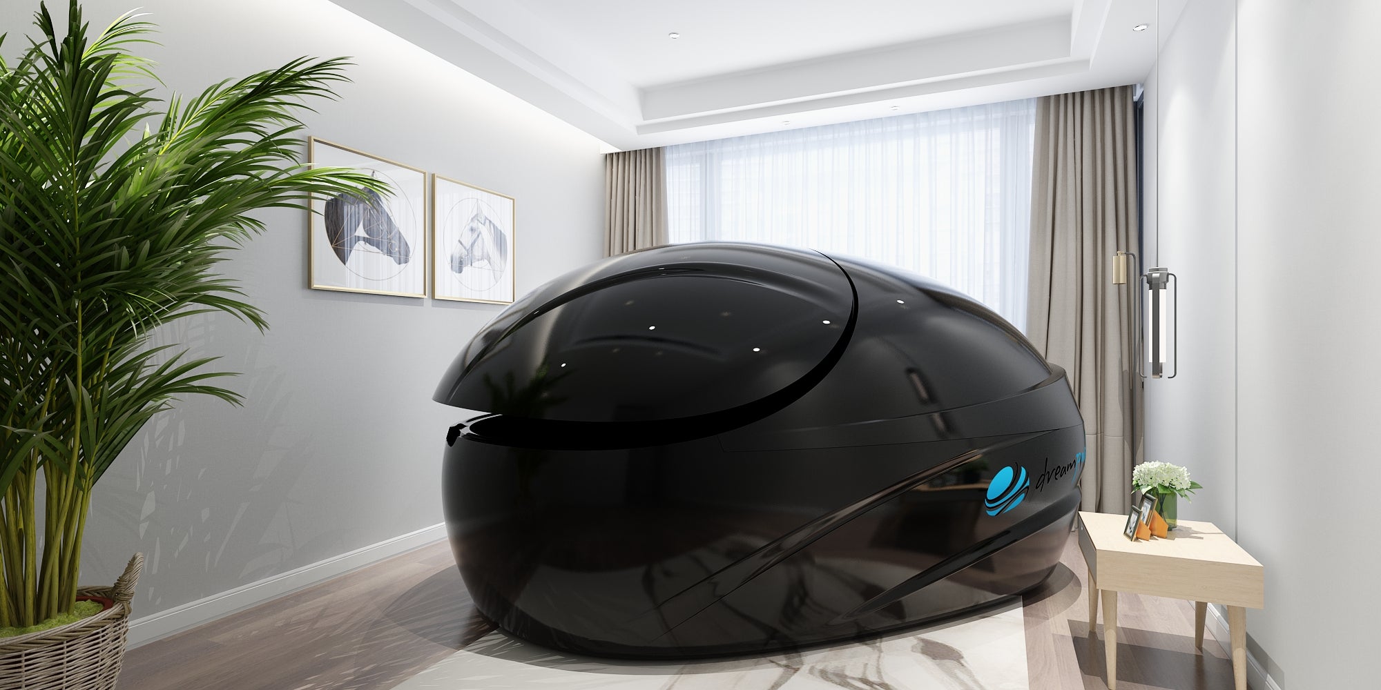Vmax Float Pod- Fully Enclosed Sensory Pod with LED Lighting and Quiet Filtration System
