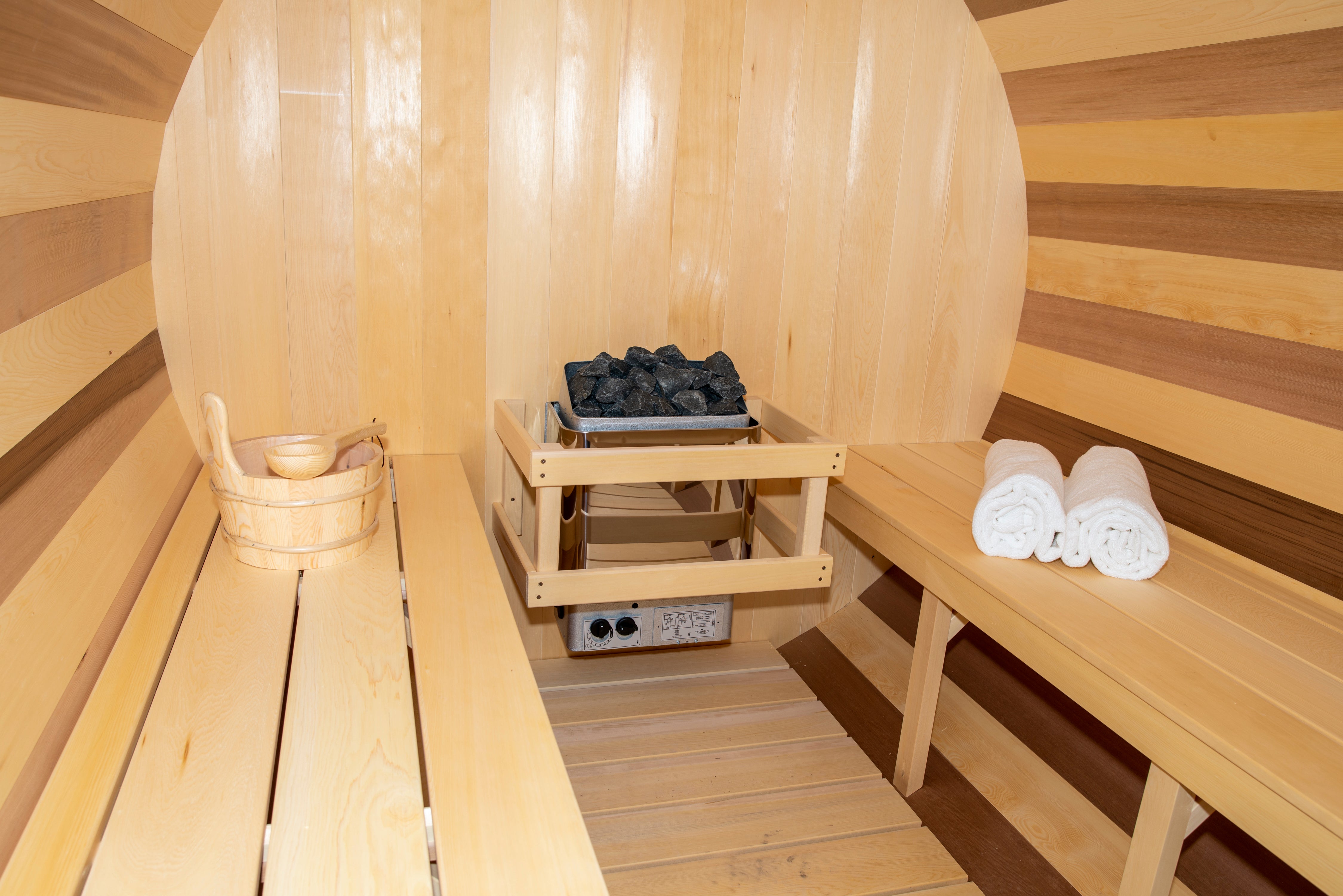CT Tranquility Barrel Sauna Product ID: CTC2345W