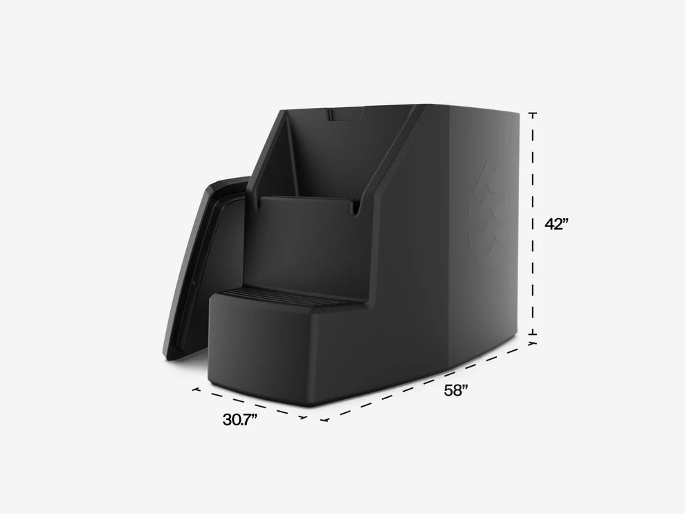 Ice Barrel 500- Upright Cold Immersion Barrel with Built-In Steps and Foam Insulation