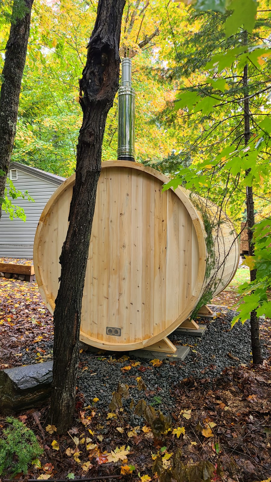 CT Tranquility Barrel Sauna Product ID: CTC2345W
