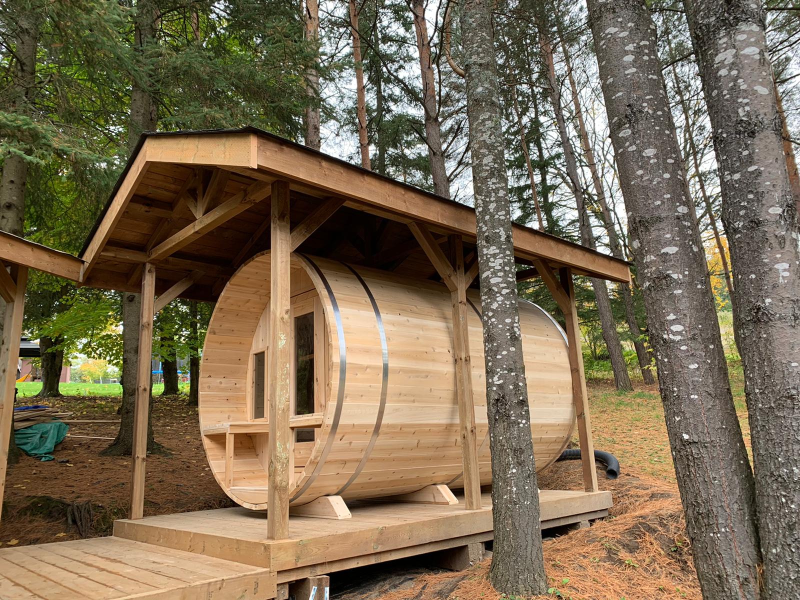 CT Tranquility Barrel Sauna Product ID: CTC2345W