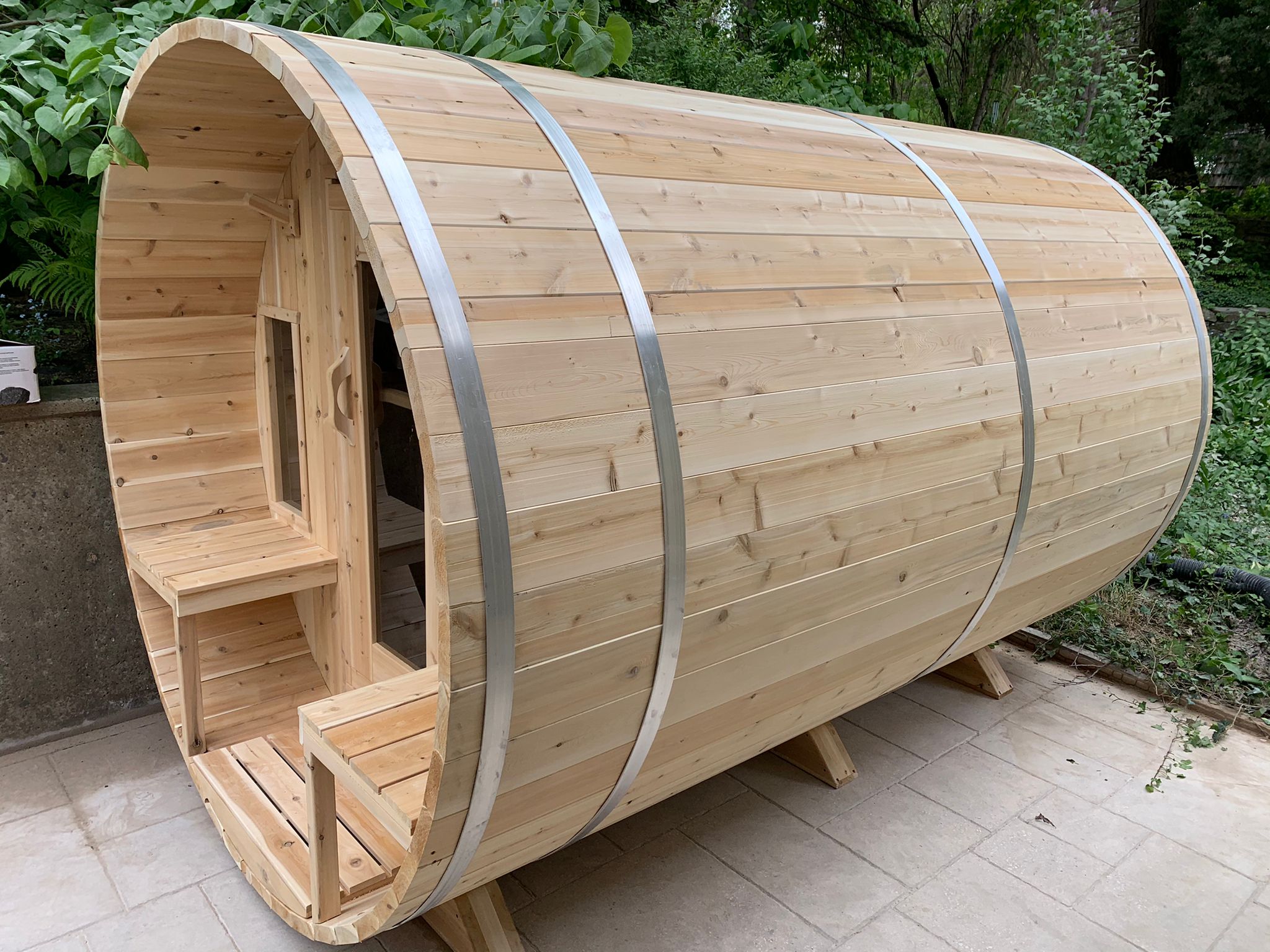 CT Tranquility Barrel Sauna Product ID: CTC2345W