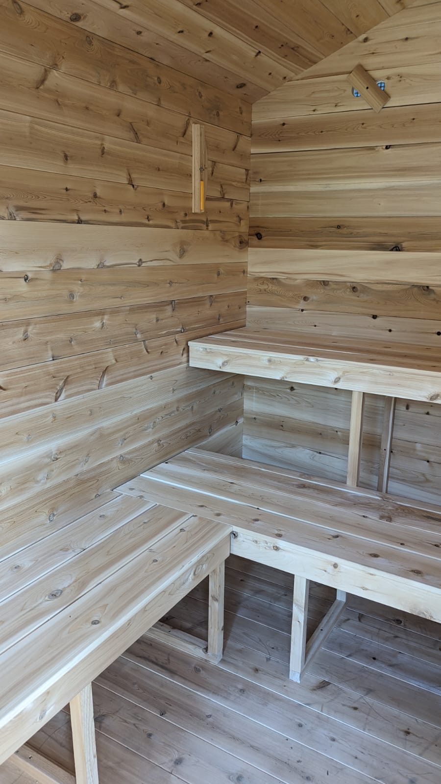 CT Georgian Cabin Sauna with Porch Product ID: CTC88PW