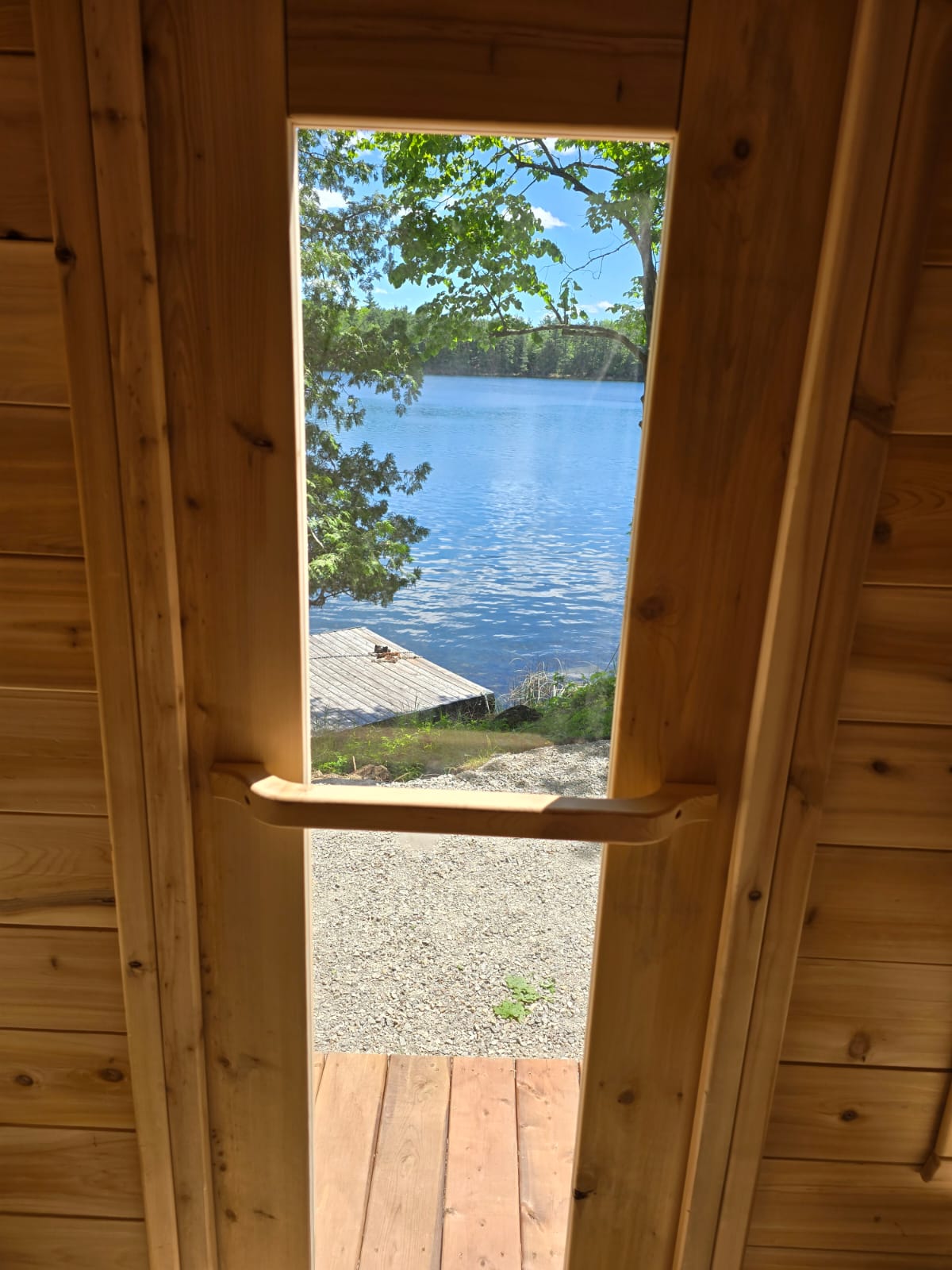 CT Georgian Cabin Sauna with Porch Product ID: CTC88PW