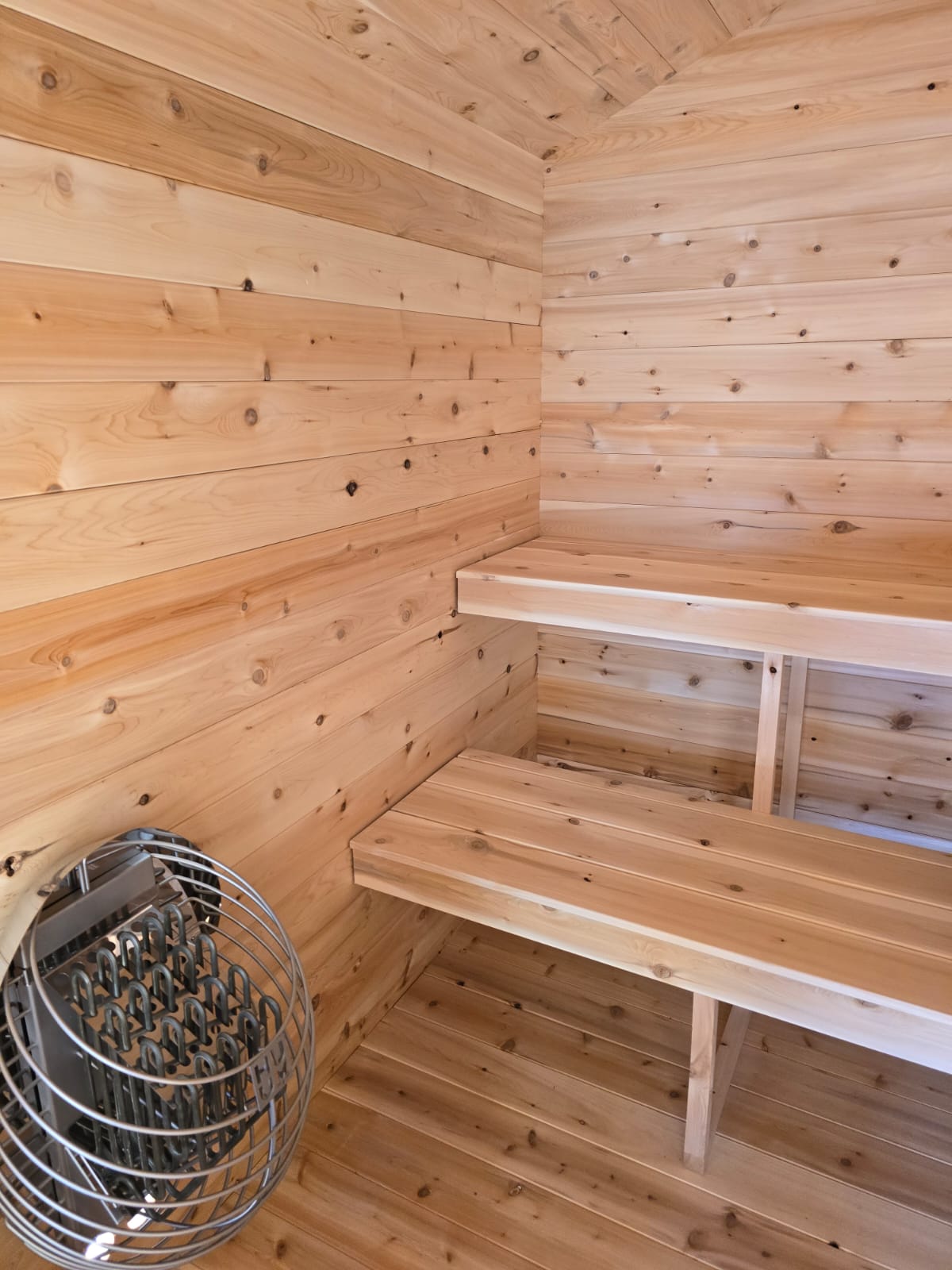 CT Georgian Cabin Sauna with Porch Product ID: CTC88PW
