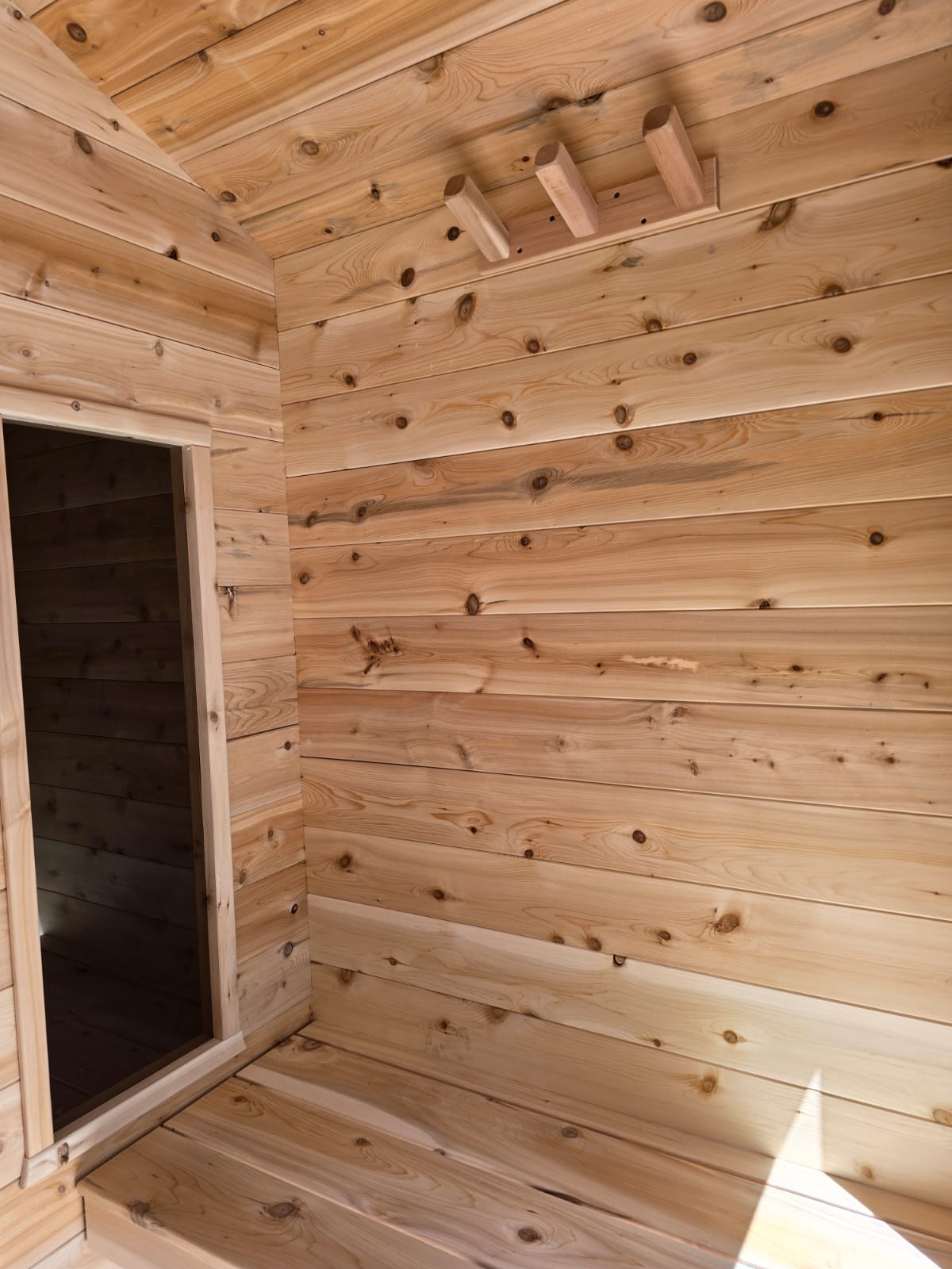 CT Georgian Cabin Sauna with Porch Product ID: CTC88PW
