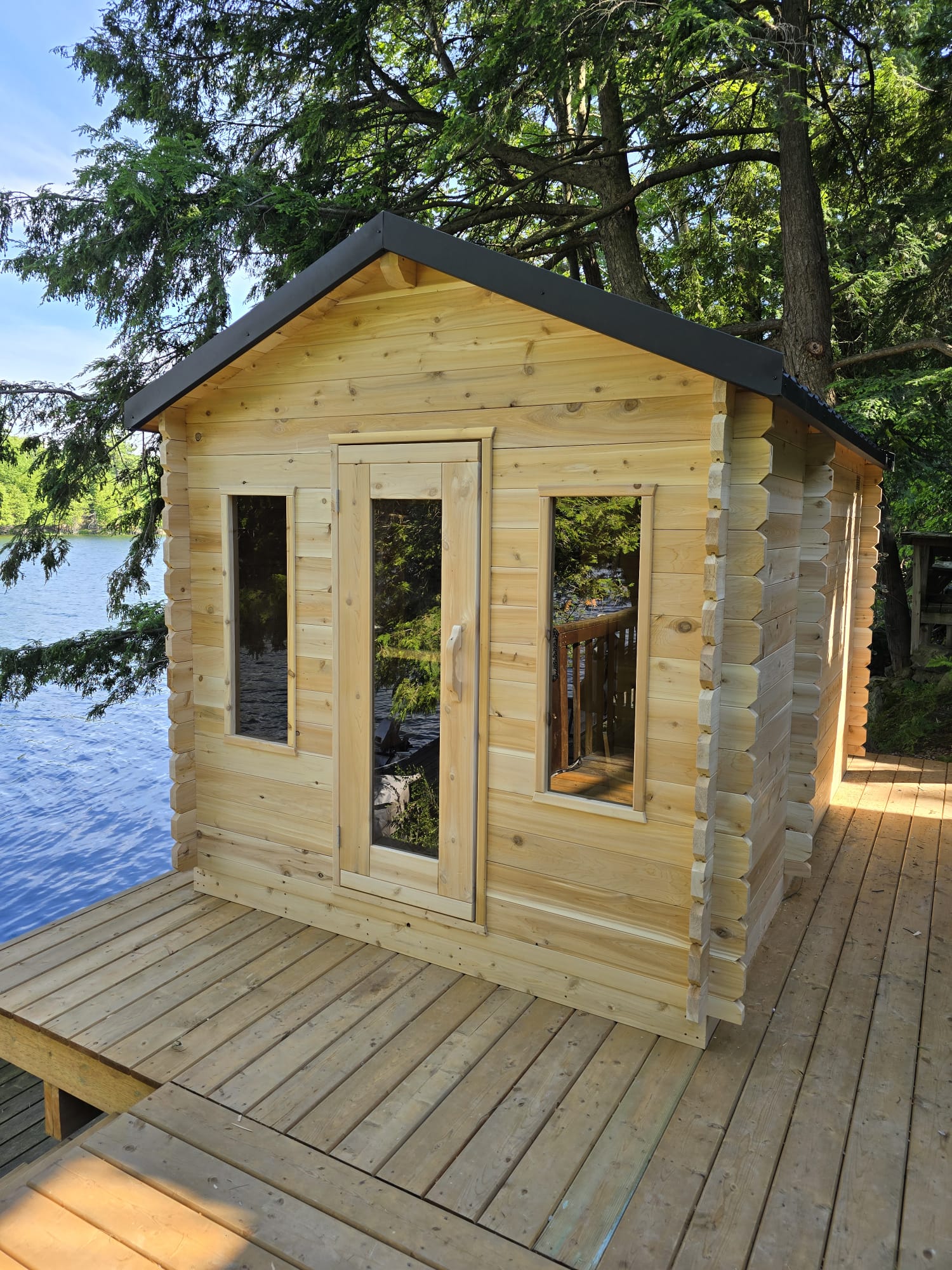 CT Georgian Cabin Sauna with Changeroom Product ID: CTC88CW