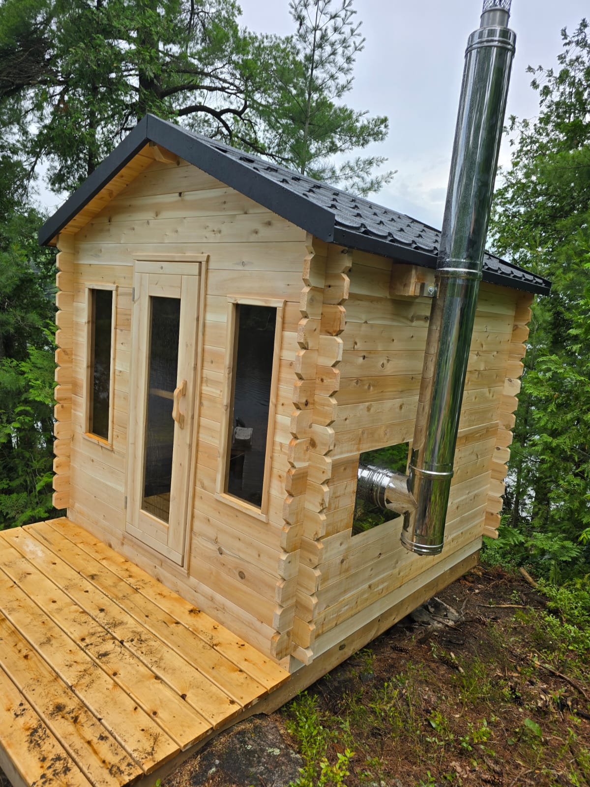 CT Georgian Cabin Sauna Product ID: CTC88W