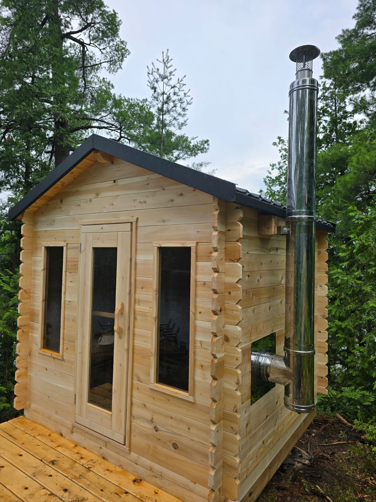 CT Georgian Cabin Sauna Product ID: CTC88W