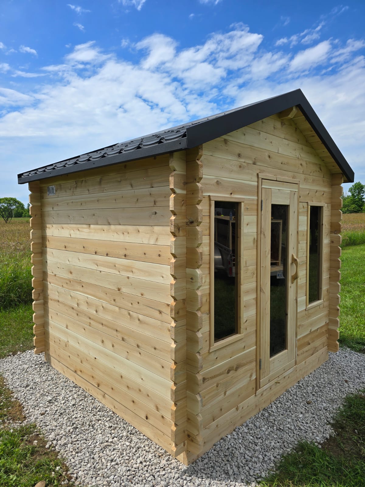 CT Georgian Cabin Sauna Product ID: CTC88W