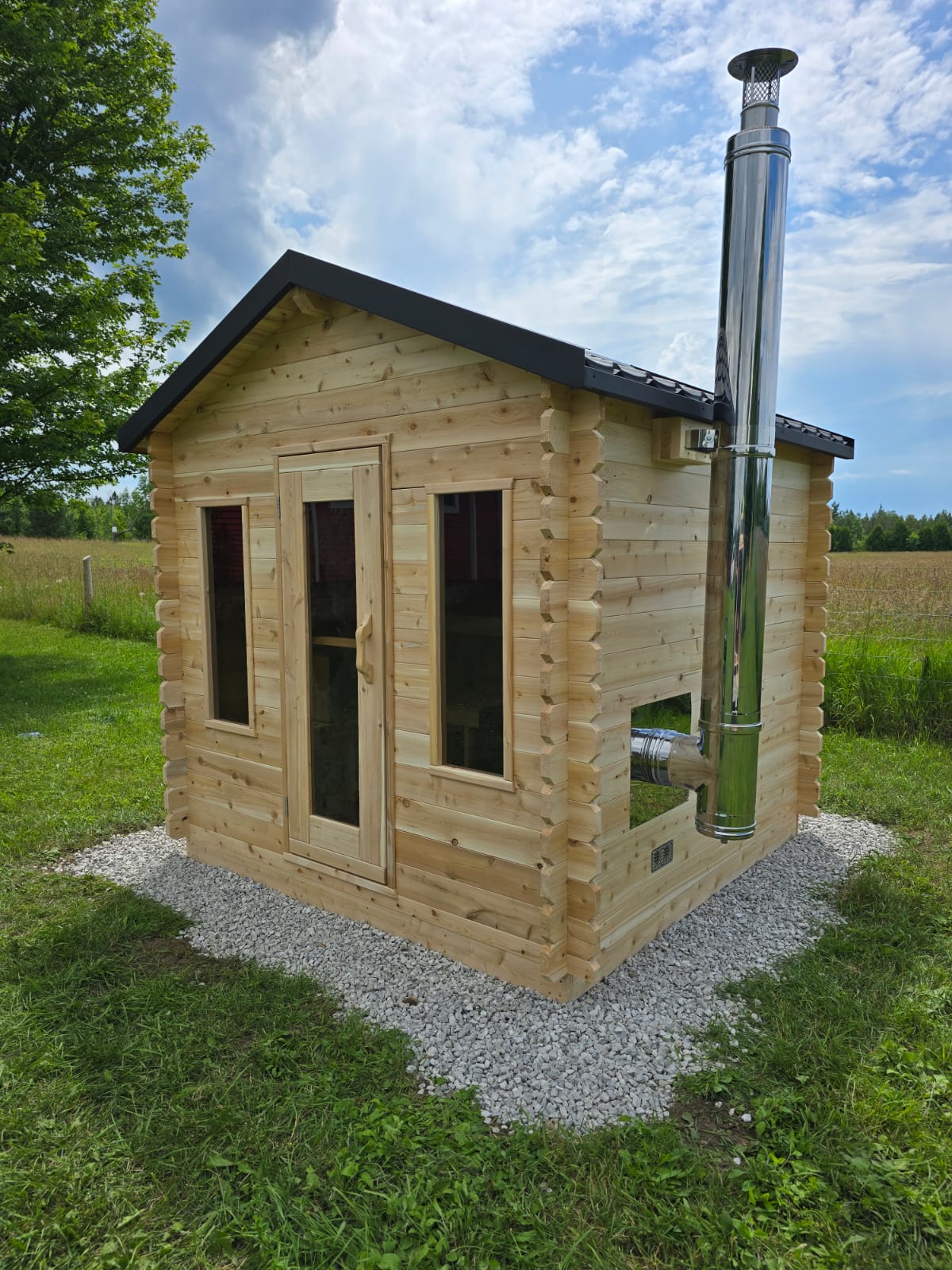 CT Georgian Cabin Sauna Product ID: CTC88W