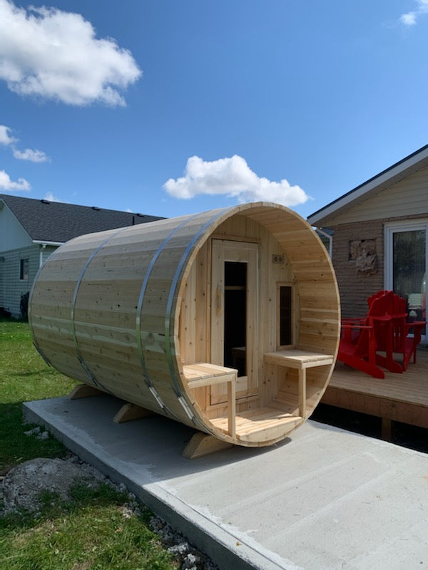 CT Tranquility Barrel Sauna Product ID: CTC2345W