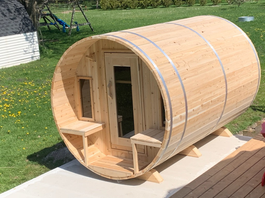 CT Tranquility Barrel Sauna Product ID: CTC2345W