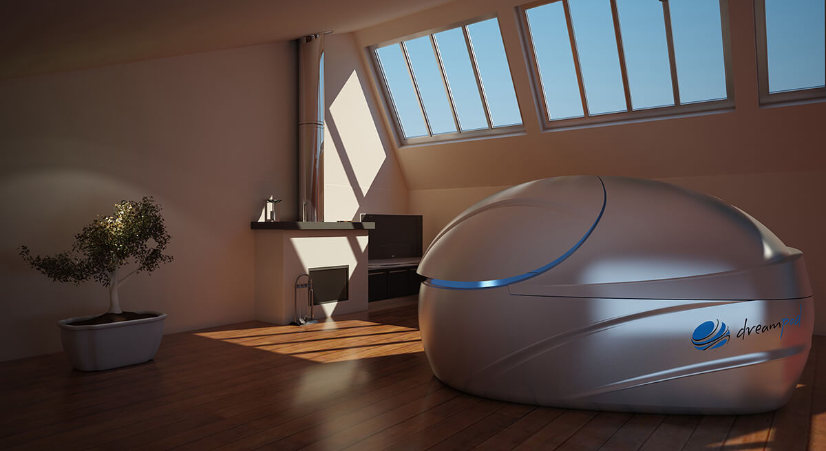 Vmax Float Pod- Fully Enclosed Sensory Pod with LED Lighting and Quiet Filtration System