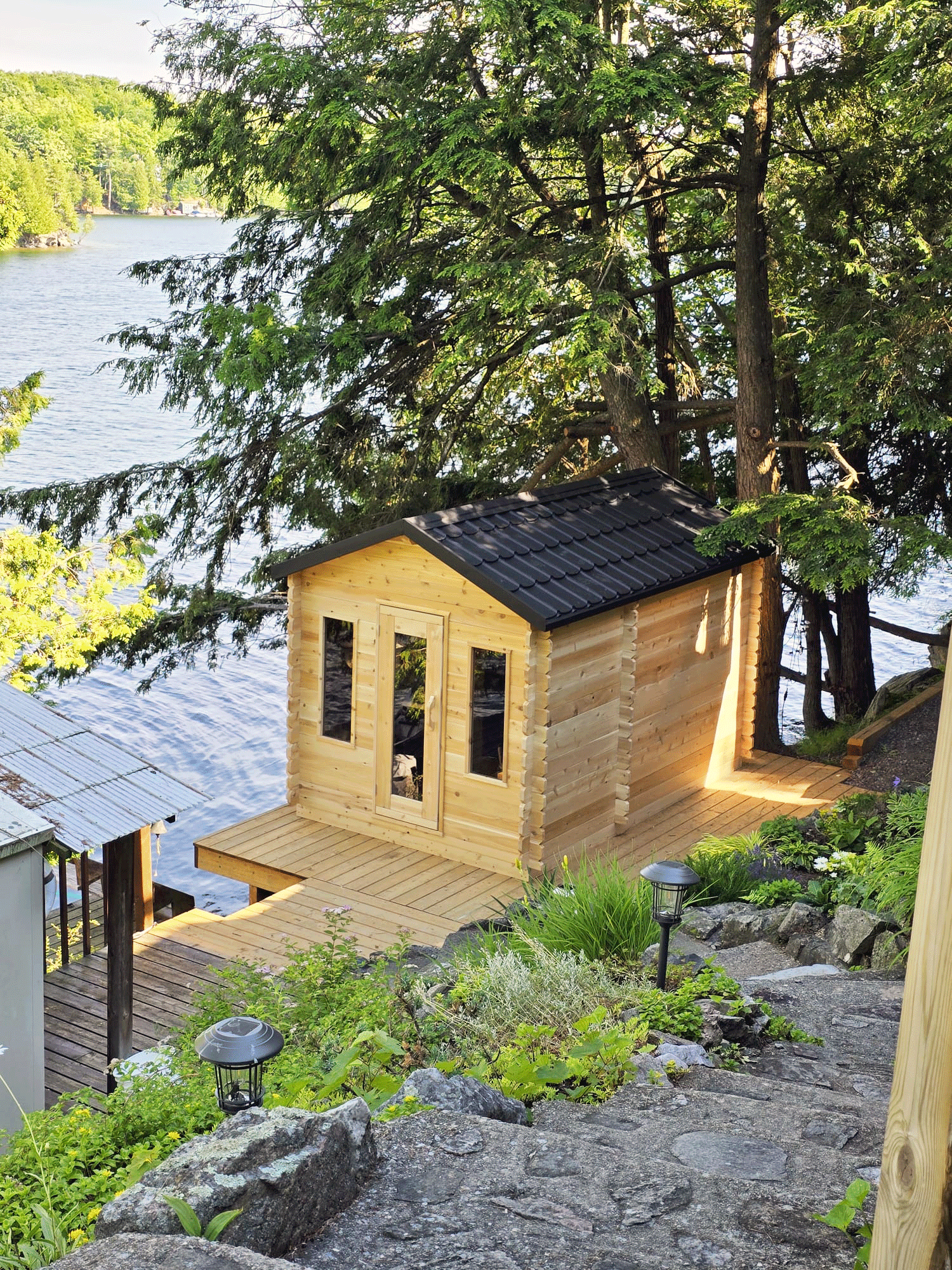 CT Georgian Cabin Sauna with Changeroom Product ID: CTC88CW