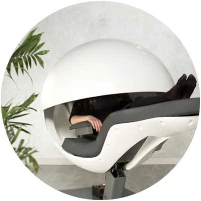 MetroNaps EnergyPod- Zero Gravity Nap Pod with Privacy Visor and Built in Timer