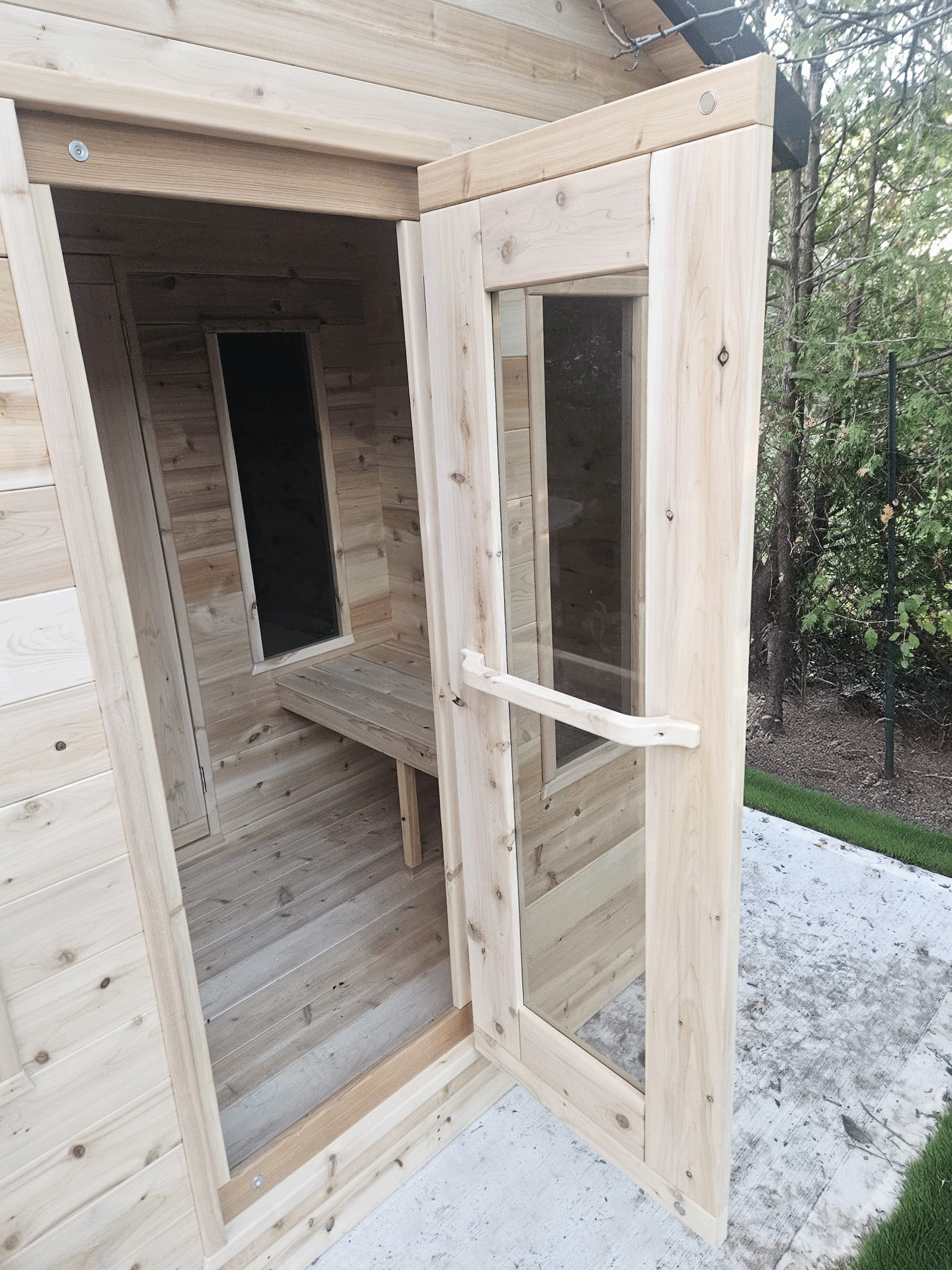 CT Georgian Cabin Sauna with Changeroom Product ID: CTC88CW
