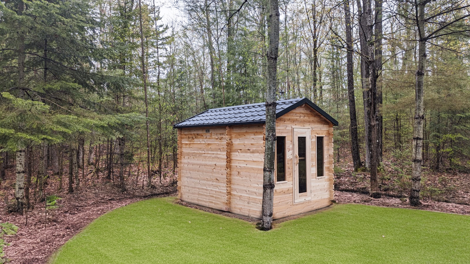 CT Georgian Cabin Sauna with Changeroom Product ID: CTC88CW