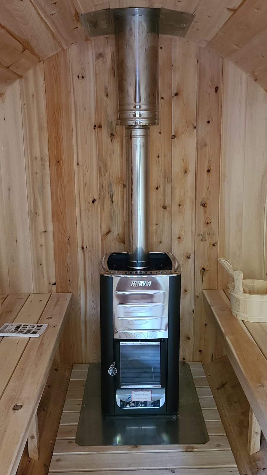 CT Tranquility Barrel Sauna Product ID: CTC2345W