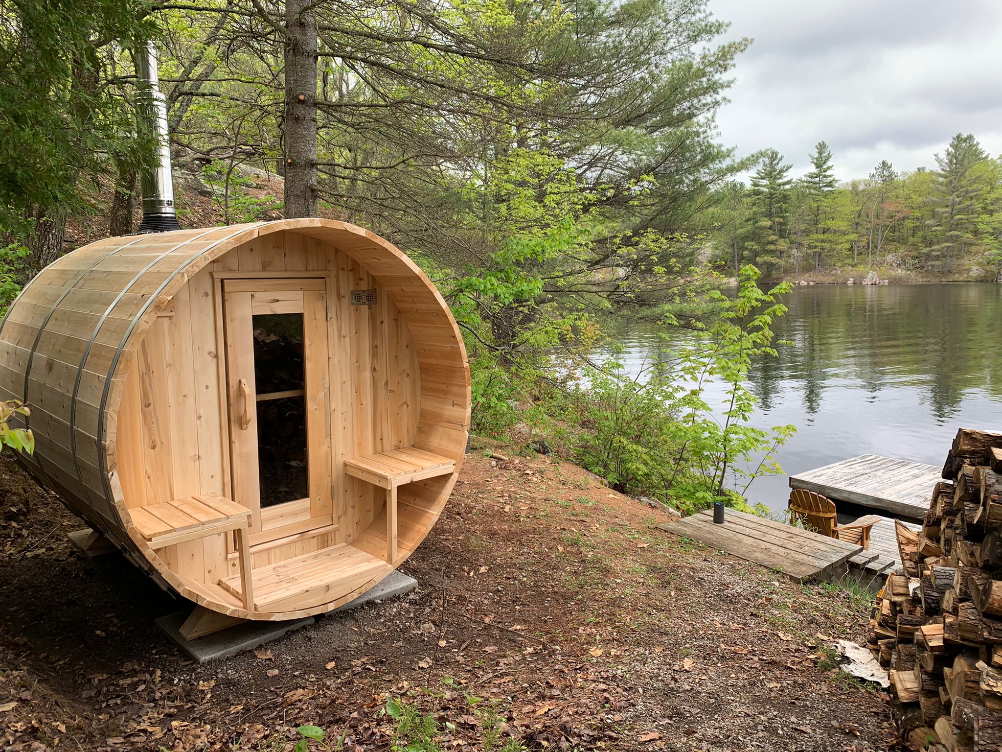 CT Serenity Barrel Sauna Product ID: CTC2245W