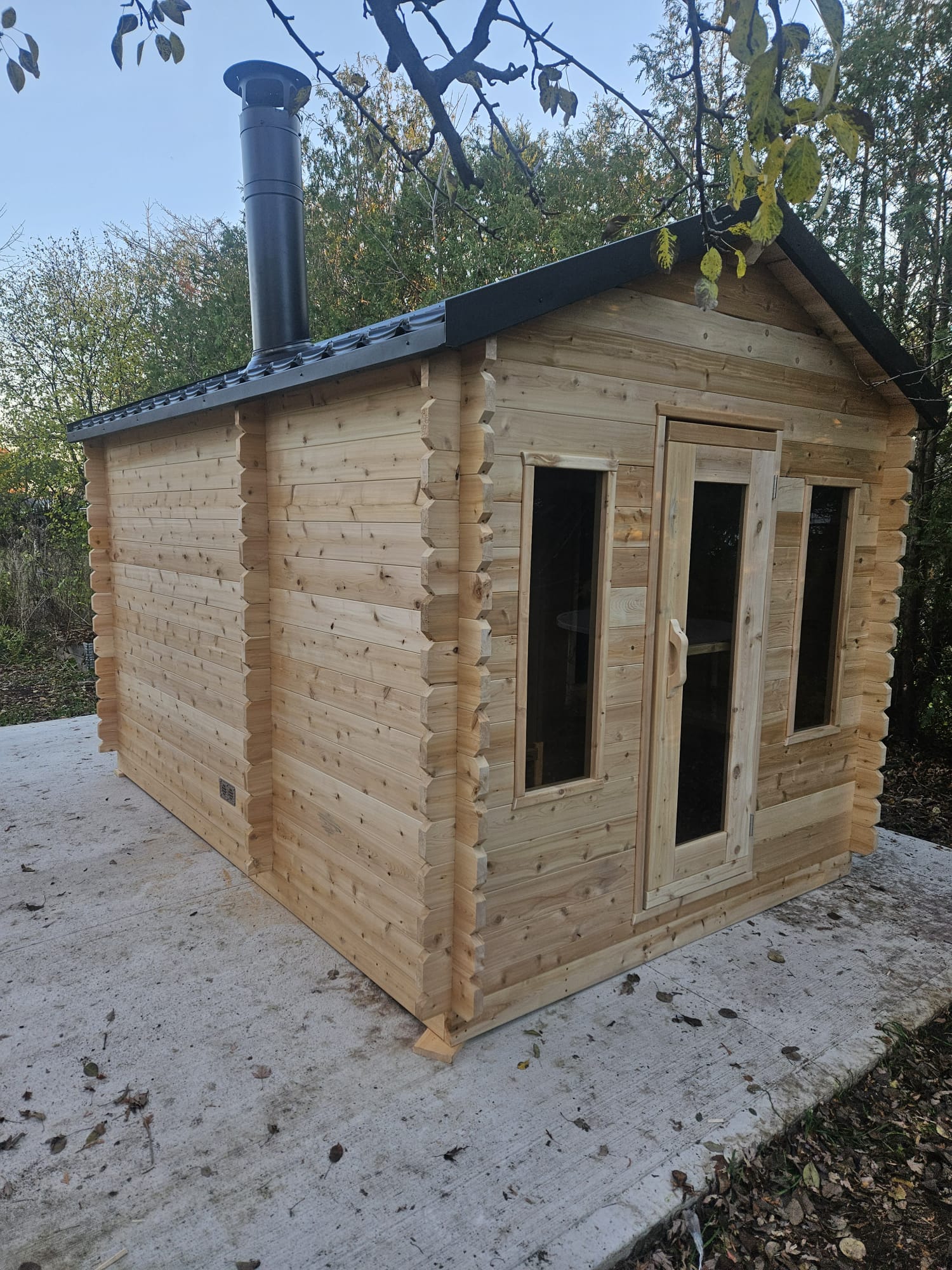 CT Georgian Cabin Sauna with Changeroom Product ID: CTC88CW