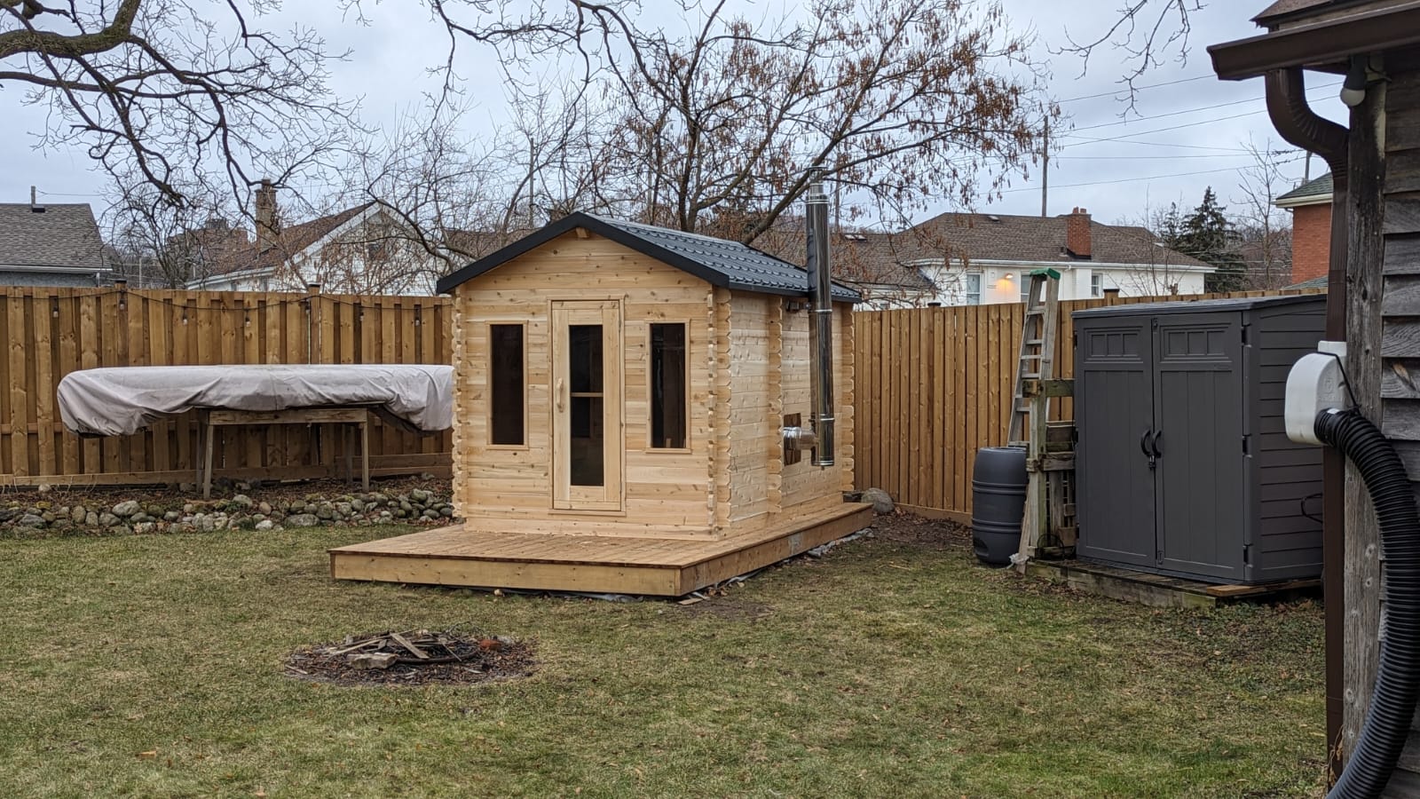 CT Georgian Cabin Sauna with Changeroom Product ID: CTC88CW