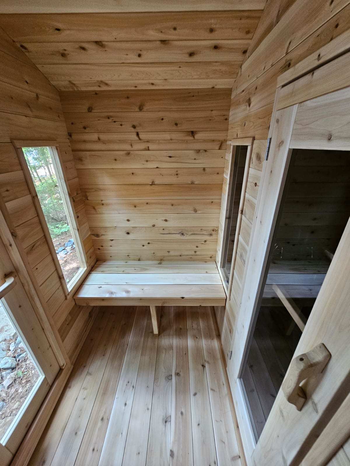 CT Georgian Cabin Sauna with Changeroom Product ID: CTC88CW