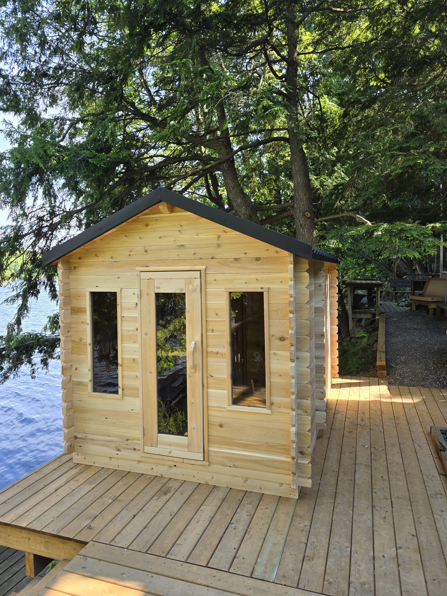 CT Georgian Cabin Sauna with Changeroom Product ID: CTC88CW