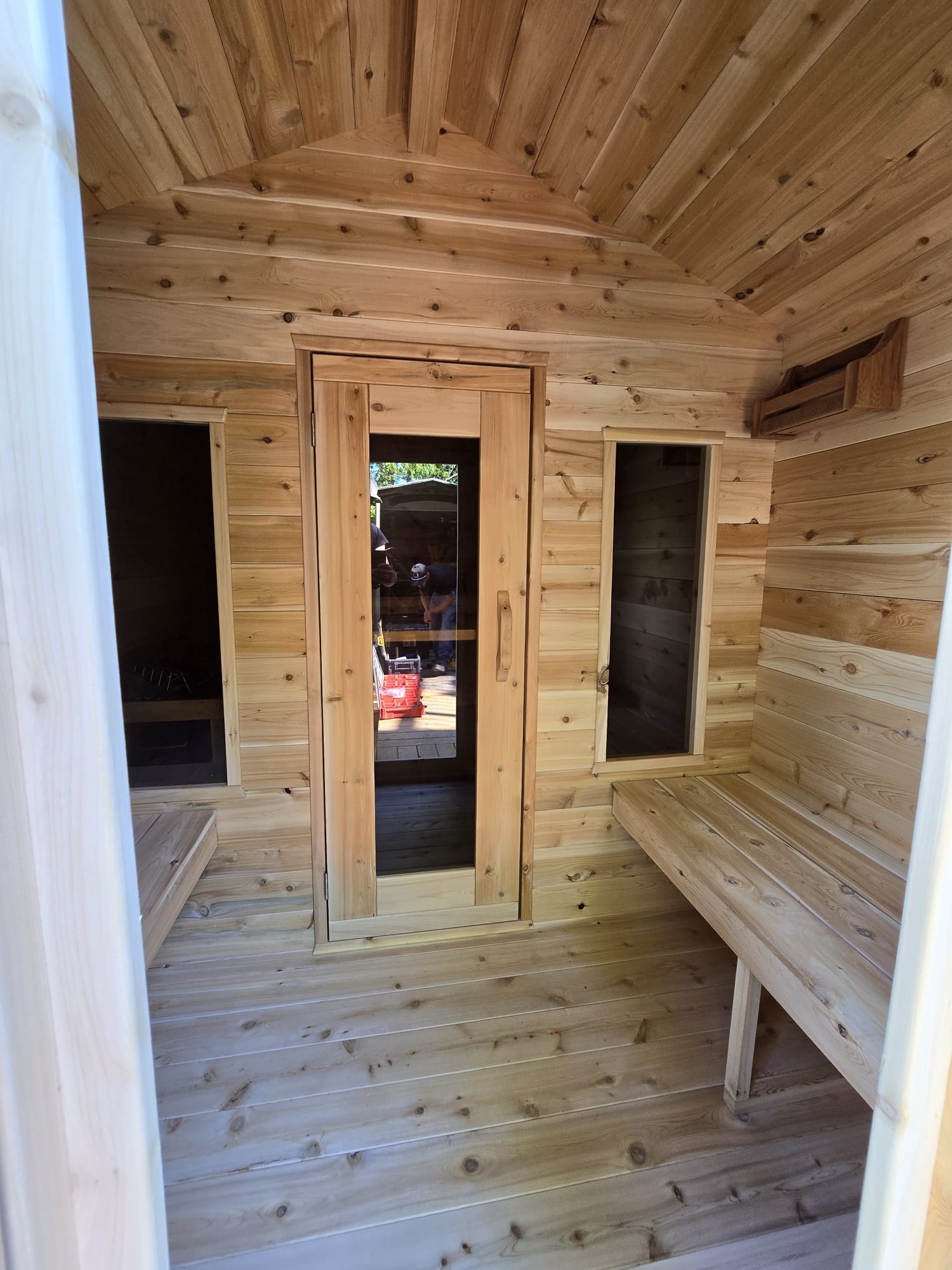 CT Georgian Cabin Sauna with Changeroom Product ID: CTC88CW