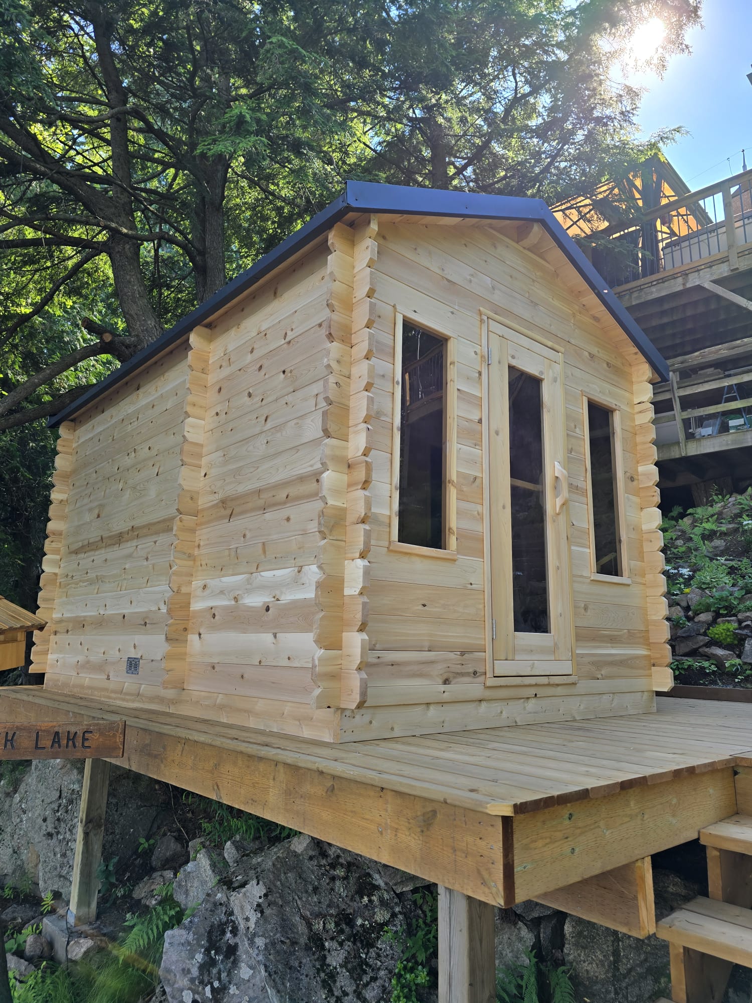 CT Georgian Cabin Sauna with Changeroom Product ID: CTC88CW