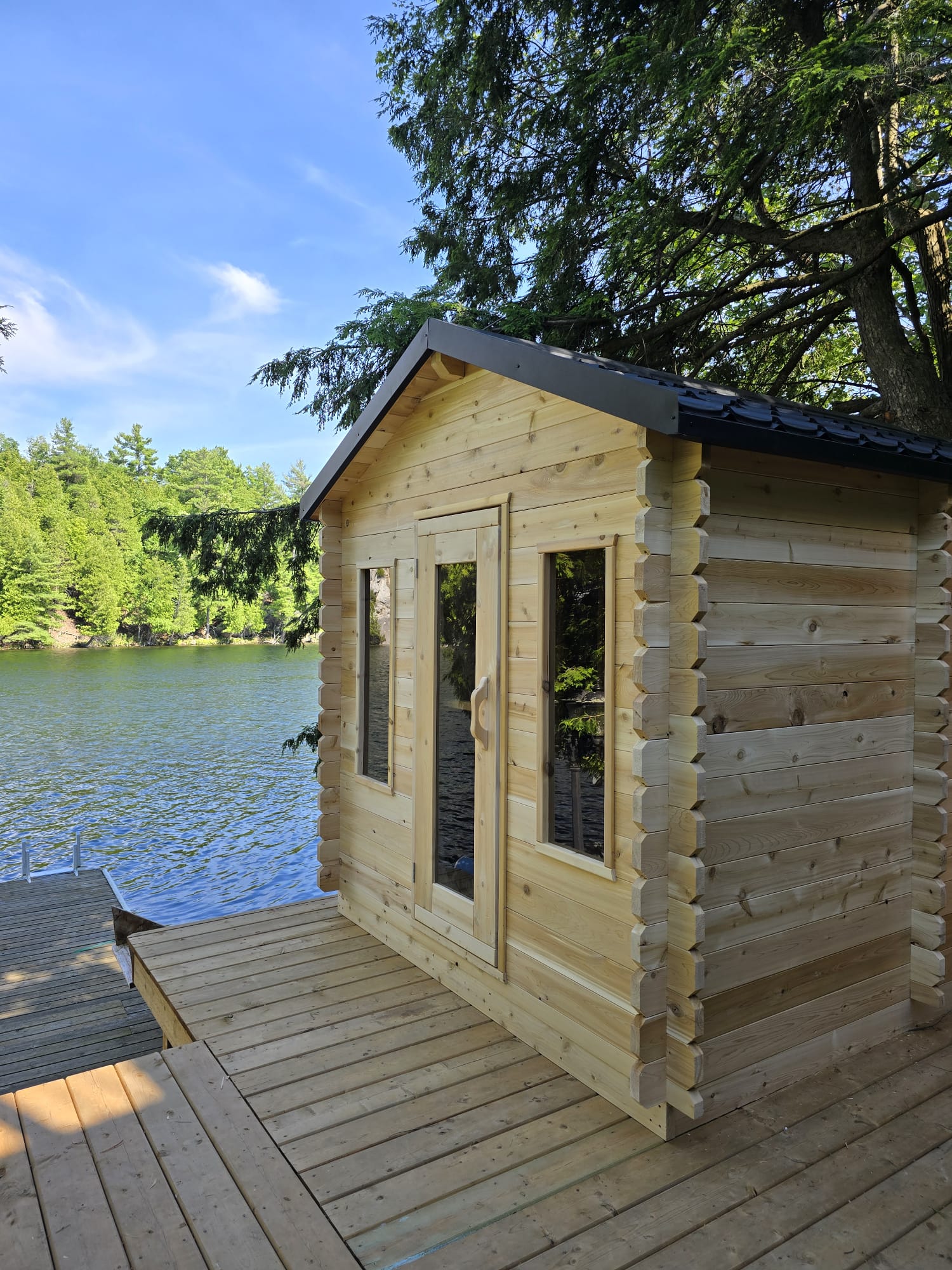 CT Georgian Cabin Sauna with Changeroom Product ID: CTC88CW