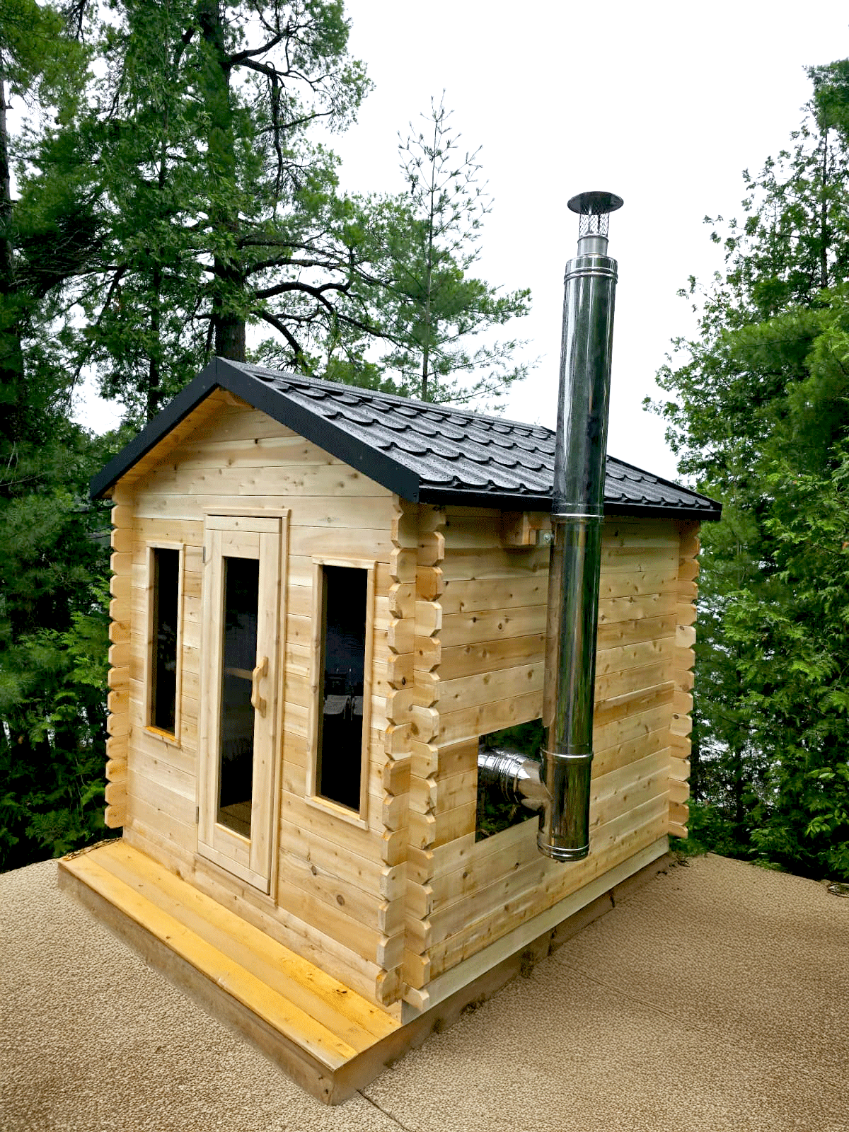 CT Georgian Cabin Sauna Product ID: CTC88W