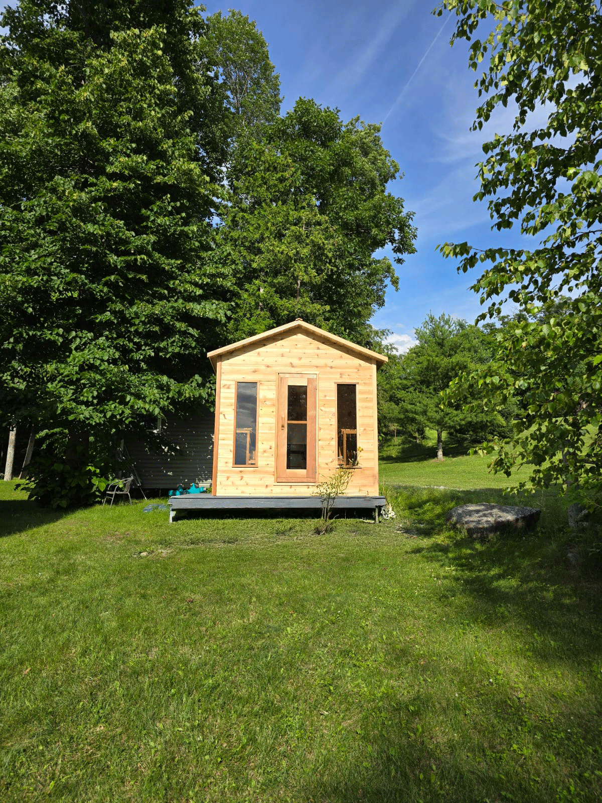CT Georgian Cabin Sauna Product ID: CTC88W