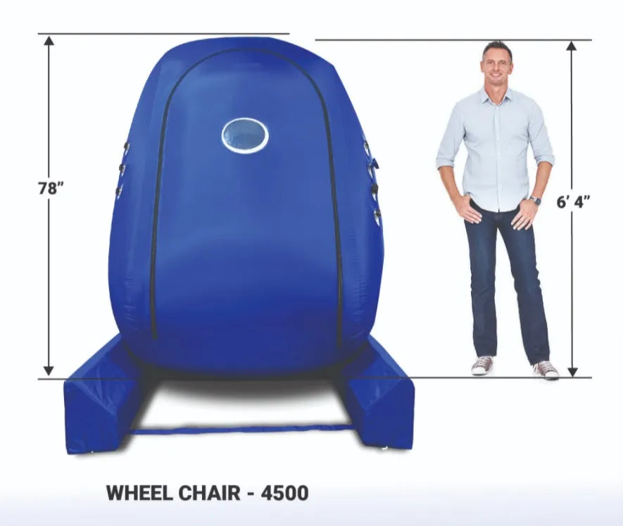 Hyperbaric Vertical Oxygen Chamber XLT 4500 Wheel Chair Ready 1.3 ATA