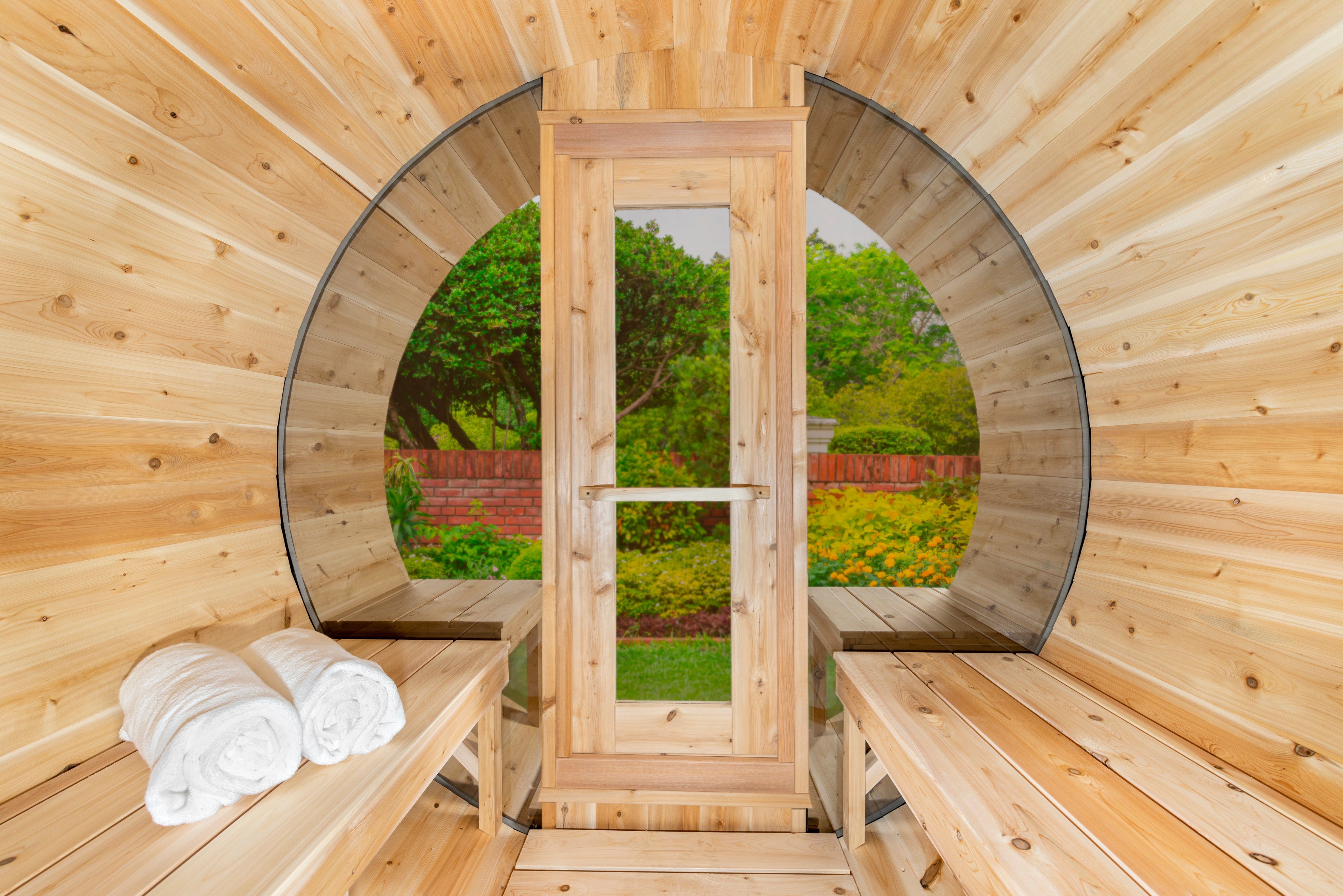 Serenity MP Barrel Sauna Product ID: CTC2245MPW