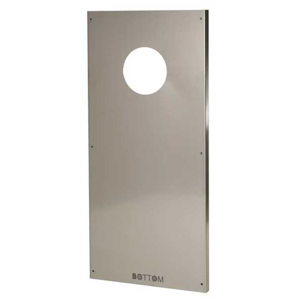 23"x50" Stainless Back Wall Plate with Hole Product ID: SB224